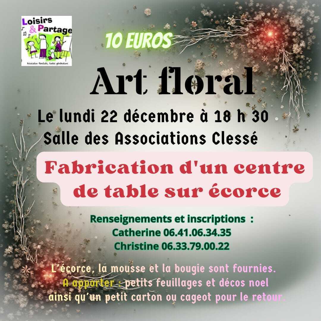 Art Floral - Lundi 22 décembre 2025