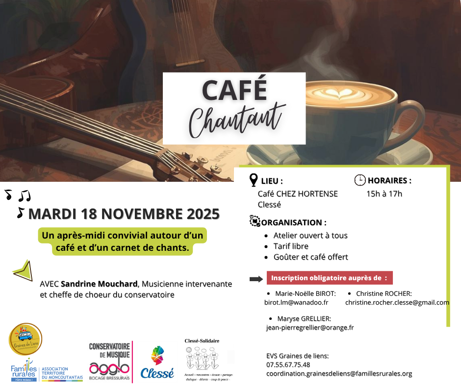 Café chantant - Clessé solidaire