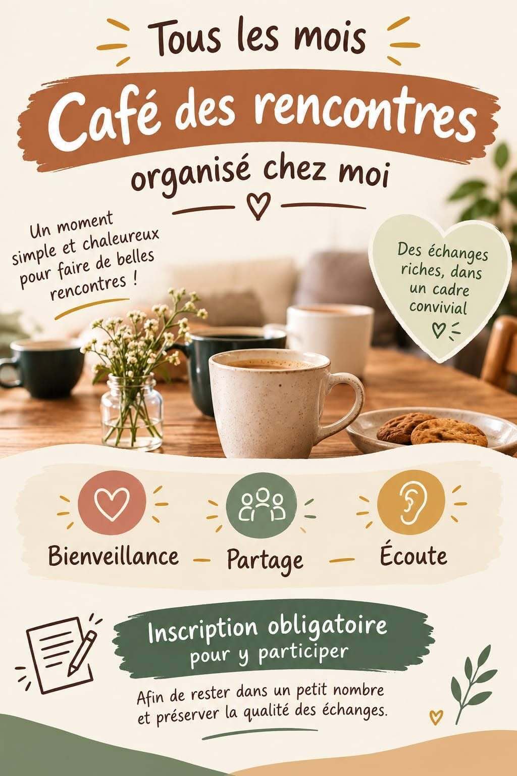 Café des rencontres - Un soleil brille toujours quelques part