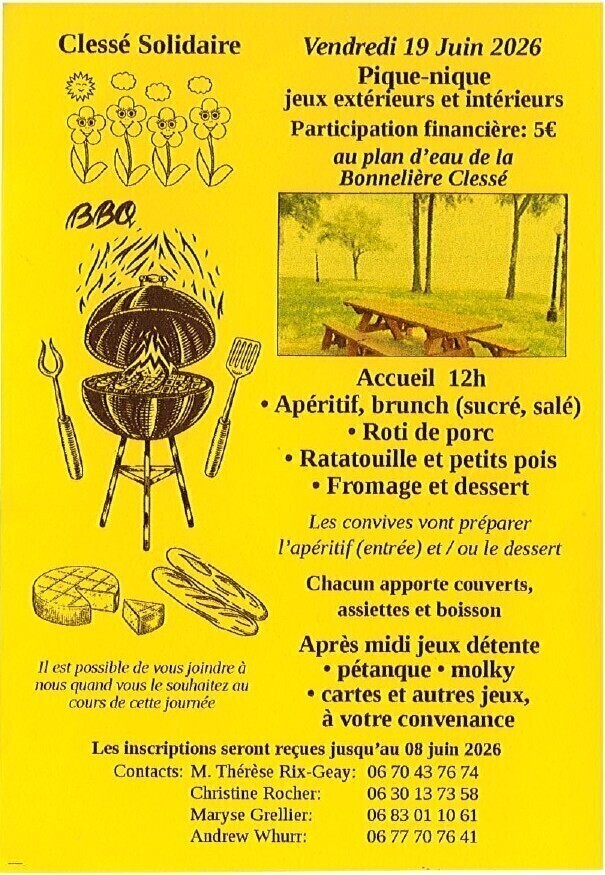 Clessé solidaire - 19 juin 2026