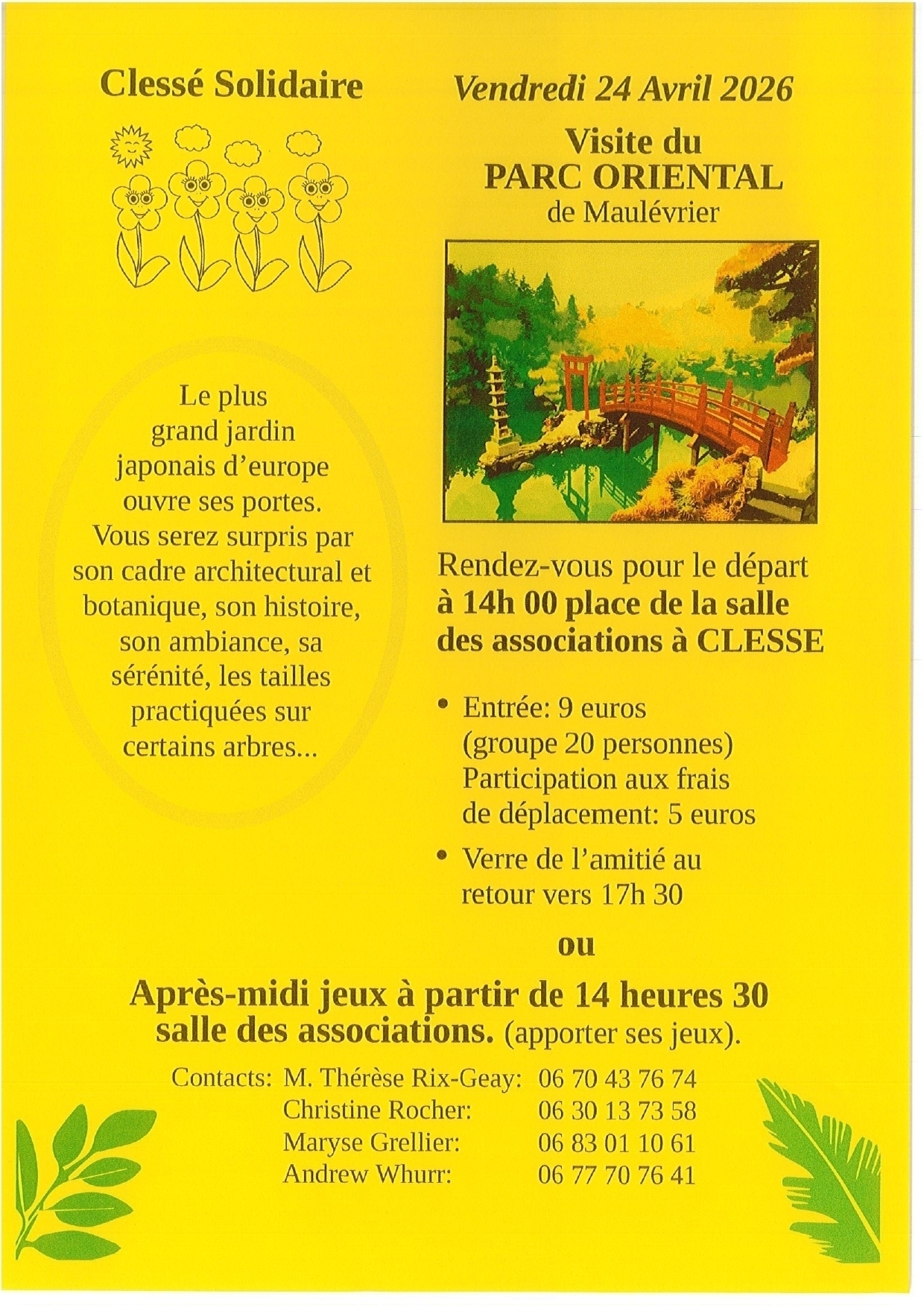 Clessé solidaire - 24 avril 2026