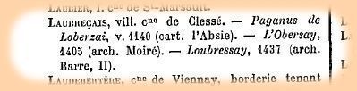 Laubreçais BL