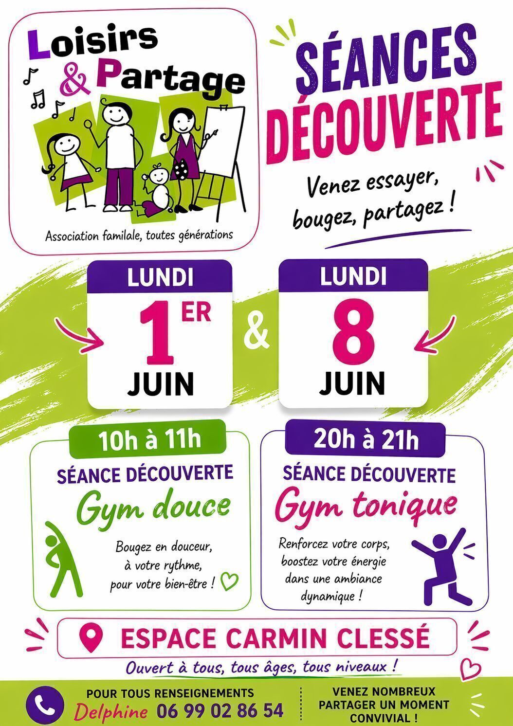 Loisirs et partage - Séances découverte gym