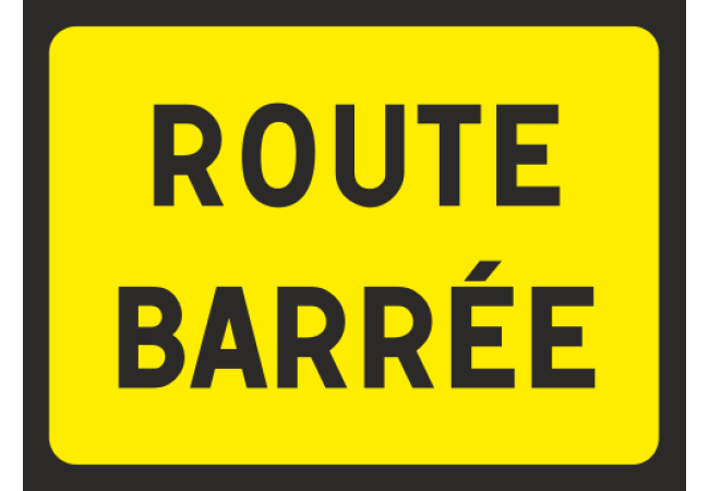 Routes barrées