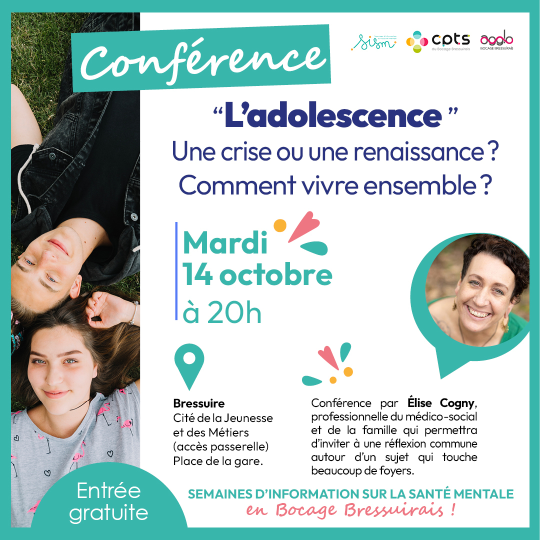 Semaines d'information sur la santé mentale - Conférence l'adolescence