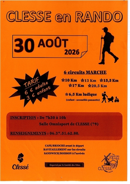 Clessé en rando - 30.08.2026