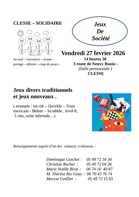 Clessé Solidaire - 27 février 2026