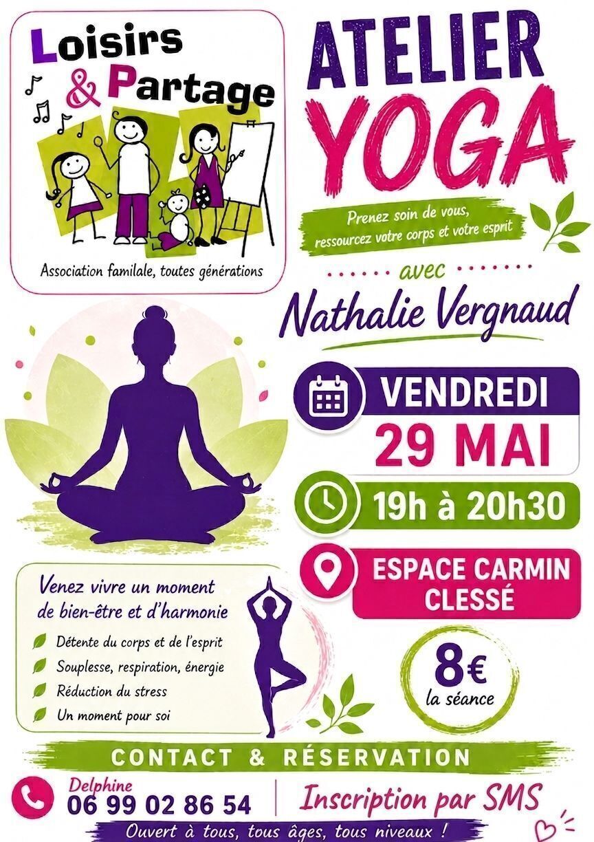 Yoga 29 mai 2026